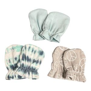 newborn infant mittens set of 3